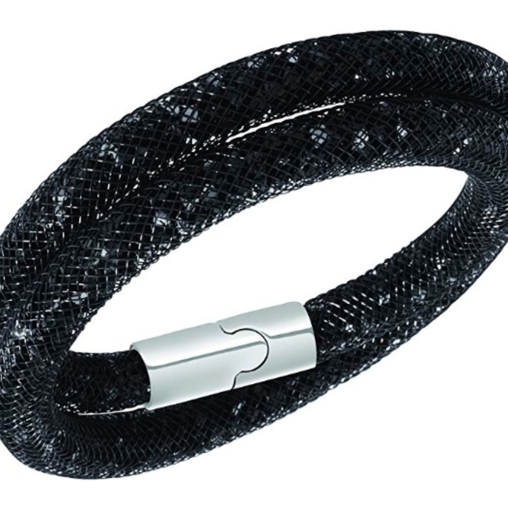 SWAROVSKI Stardust Black Double Bracelet